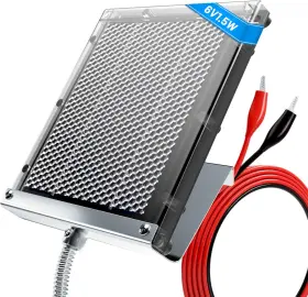 Hu-xi-201 Powoxi 6v Solar Charger Lightweight Durable Weatherproof Fast Charging Outdoor