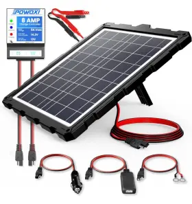 Powoxi-20w Powoxi Powoxi-upgraded-20w-solar-battery-charger Smart 3-stages Pwm Charge Controller