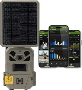 Pradco Outdoor Brands 744759347541 Moultrie Edge Solar Cellular Trail Camera - Integrated Panel With Battery