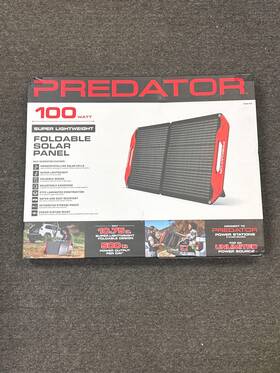 Predator 193175498229 100 Watt Super Lightweight Foldable Solar Panel - New In Box