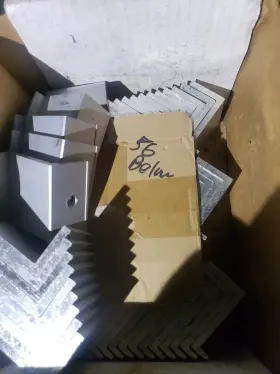 C196ec50 Professional Solar Products Lot Of 56 Mount End Clamps 1.810 Inch With Rail Hdwr