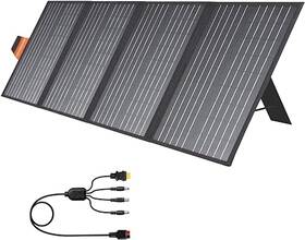 Progeny 727536461500 120w Portable Solar Panel Usb-c Kickstand Foldable Parallel-120w - Black