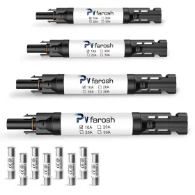 Ip68 Pvfarosh 711189987302 10a Solar Fuse Connector Waterproof 1000v In-line Holder Male A