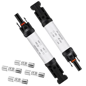 Ip68 Pvfarosh 784117011332 20a Solar Fuse Holder Connector Waterproof 1000v Inline Mal
