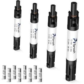 Ip68 Pvfarosh 797439012536 30a Solar Fuse Connector Waterproof 1000v In-line Holder Male A