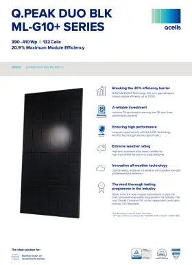 Ml-g10 Qcells /t Lot Of 38 New Solar 400 W Panels - Q.peak Duo Blk