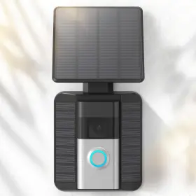Qibox 705353653346 Doorbell Solar Charger Compatible For Ring Video 3/3 Plus/4/battery Doo