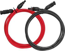 Qilucky Tyn-c-01 Professional Connection 10awg 12awg Solar Extension Cable Red Black 4
