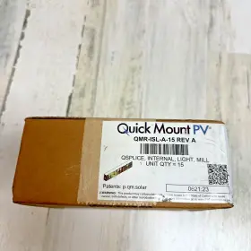 Qmr-isl-a-15 Quick Mount Pv Box Of 15 Qrail Qmr-isl A Light Splice Pack