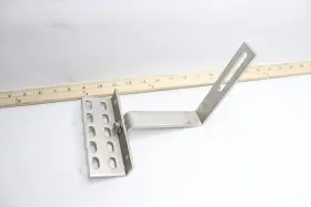 17587 Quickbolt 90 Degree All Tile Roof Hook 8mm Height Adjust Range 5/16 Inch X 3 Screw