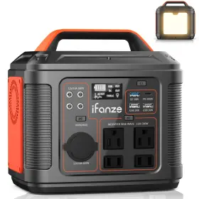 300w Qunler 445030855801 Portable Power Station 296wh 80000mah Outdoor Solar Generator