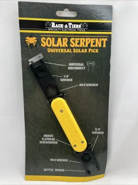 30200 Rack-a-tiers Solar Serpent 5-in-1 Multipurpose Connector Tool