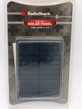 2770049 Radioshack 040293996598 Radio Shack Solar Panel 6v 1 Watt New