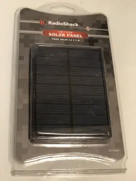 2770048 Radioshack 040293996604 Radio Shack Solar Panel 4.5v 1 Watt New