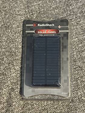 Radioshack 040293996611 Solar Panel 1.5w 9v