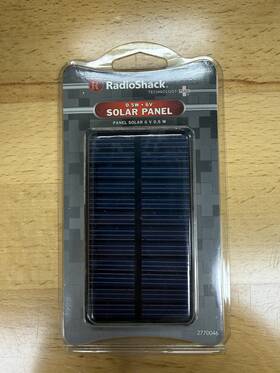 Radioshack 2770046 0.5w - 6v Solar Panel