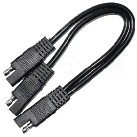 Razu 716852266081 Lixintian 18awg Sae Dc Power Automotive Connector Cable Y Splitter 1 To 2