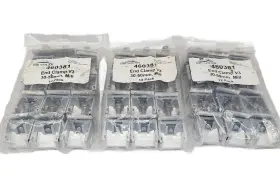 460381 Rbi Solar 556694950812 Lot Of 36 End Clamp V3 30-50mm Mill Nos