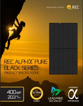Rec405aa Rec Lot Of 11 405 W Solar Panels Pure Rec405aa Rec Lot Of 11 405 W Solar Panels Pure