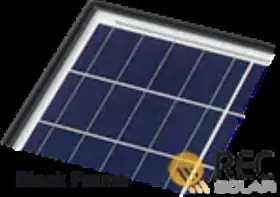 Rec290tp2 Rec Solar Twinpeak 2 Black Frame 290 Watt Panel 65.9 X 39.25x1.5