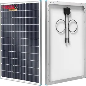 Renogy 445029439401 Solar Panel 100 Watt 12 Volt High-efficiency Monocrystalline Pv Module P