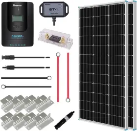 200w Renogy 445031312389 Solar Panel Premium Monocrystalline 20a Rover Mppt Charge Contr