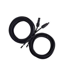 Renogy 445050149171 20ft 10awg Solar Adaptor Wire Extension Cables With Female And Male Conne