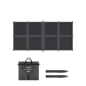 Renogy 711181555677 200-watt Monocrystalline Portable Solar Panel Foldable Single Blanket Back