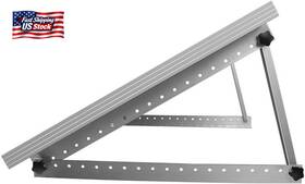 Renogy 744110032536 28in Adjustable Solar Panel Mount Brackets With Foldable Tilt Legs On An