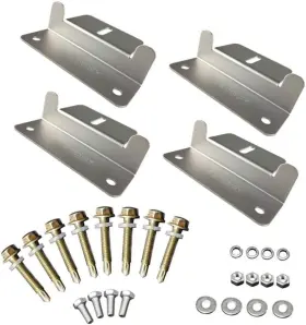 Renogy 791810322641 4 Sets Of Solar Panel Mounting Z Brackets Bracket Count