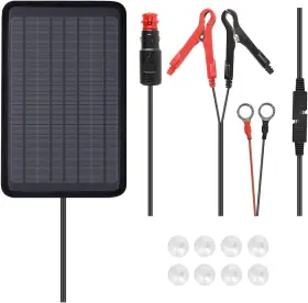 Renogy 810009711575 5w Solar Trickle Charger Portable Battery Maintainer With Lighter Plug/al