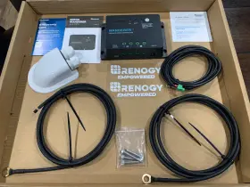 Renogy 816360020547 12v Solar Panel Kit 30a Wanderer Negative Charger Controller With Battery Sensor