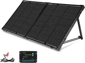 100w Renogy 816360026709 100 Watt 12 Volt Portable Solar Panel Panel-20a Controller Black