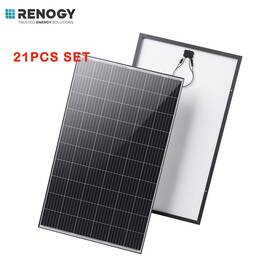 Renogy Rng-320dx2-re-us 21pcs 320w Watt Monocrystalline Solar Panel High-efficiency Pv