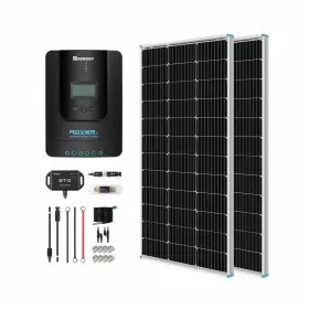 Rng-kit-premium200d-rvr20 Renogy 200watt 12volt Mono Solar Panel Premium Kit With 20a Mppt Charge Controller