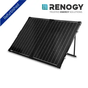 Rng-kit-stcs100d-nc-re-us Renogy 100 Watt 12 Volt Monocrystalline Foldable Solar Suitcase Without Controller