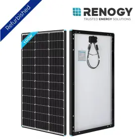 Rsp100d-bk-re-us Renogy 100 Watt 12 Volt Monocrystalline Solar Panel