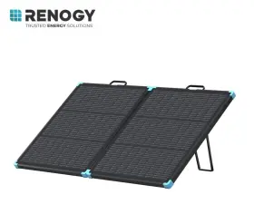 Rsp100lsc-us Renogy 100w Lightweight Portable Solar Suitcase Foldable Panel Outdoor Nib