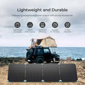 Rsp220lsc-op-us Renogy 220w Portable Solar Panels Ip67 Waterproof For Outdoor Camping Open Box