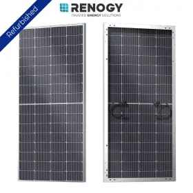 Rsp250dct-re-us Renogy N-type 16bb 250w Bifacial Solar Panel 12v 25% High-efficiency For Rv
