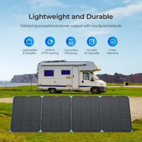 Rsp300lsc-op-us Renogy Open Box 300w Solar Panel Suitcase N-type Portable Foldable For Rvcamping