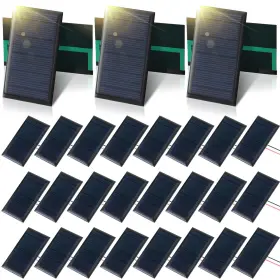 Tou-retisee-1736 Retisee 30 Pcs Small Solar Panels Mini Polycrystalline Cells 5v 60ma Ep