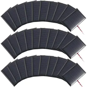 Tou-retisee-3419 Retisee 30 Pcs 5v 30ma Mini Solar Cells Panels Polysilicon Diy Ele Tou-retisee-3419 Retisee 30 Pcs 5v 30ma Mini Solar Cells Panels Polysilicon Diy Ele