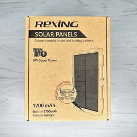 Rexing 810046602331 Universal Solar Panel For Trail Cameras Rechargeable New In Box