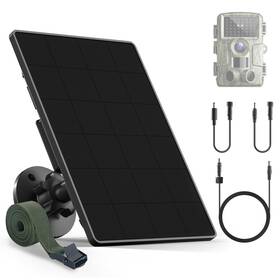 Rhorawill 724164942746 6w Solar Panel For Trail Camera 6000mah Battery Ip65 Waterproof Chargertt