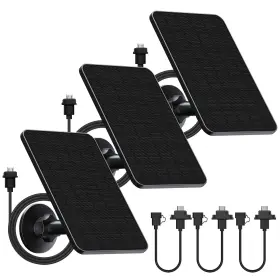 Rhorawill 724164943101 3 Pack Solar Panel For Blink Outdoor 3rd Gen Xt3/blink 4
