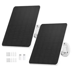Rhorawill 724164943439 Solar Panel For Security Camera 6w Micro Usb&usb-c Solarpanel