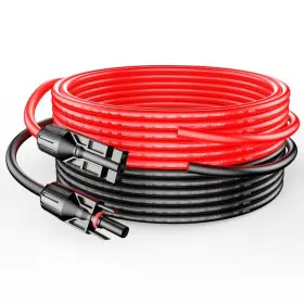 Rich Solar 732025694437 20 Feet 10 Gauge Extension Cable Pair Connect Panel To Charge Con