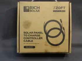 Rs-20101 Rich Solar 20ft. 10awg Panel To Charge Controller Cables Nib
