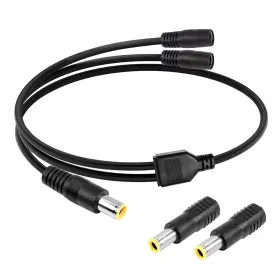 Riieyoca 743182814156 Dc 8mm Y Branch Parallel Adapter Cable 3.2ft 14awg Dc8mm 1 Male To 2 Female